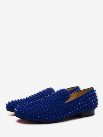 Męskie Buty Ślubne Bule Spike Loafers Na Bal