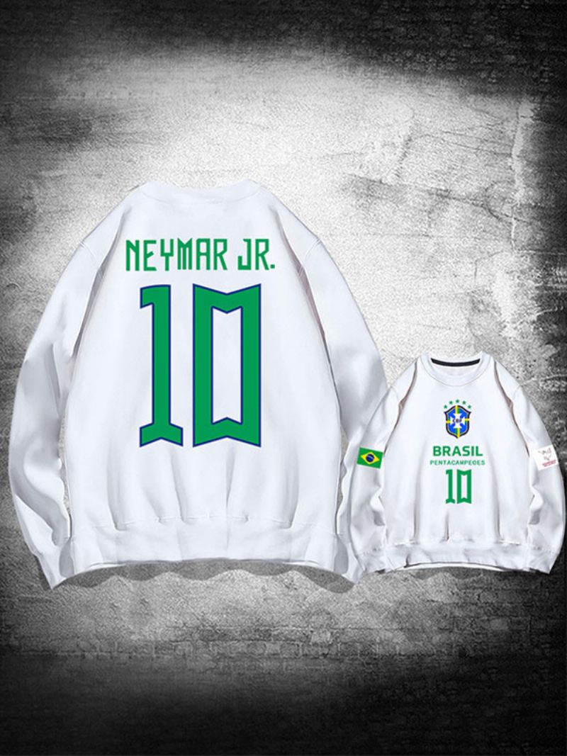 Bluza Treningowa Brazylia Neymar Numer 10 Męska