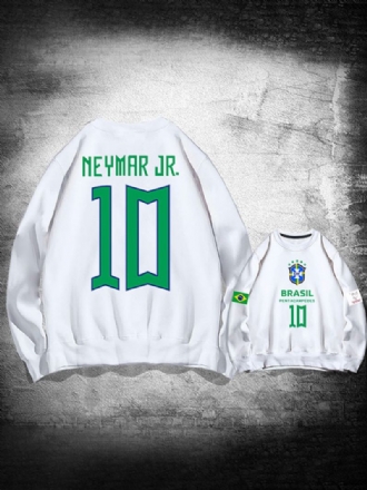 Bluza Treningowa Brazylia Neymar Numer 10 Męska