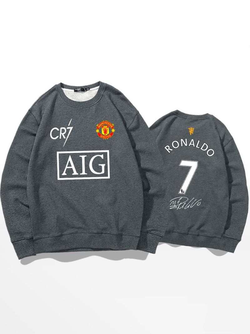 Bluza Treningowa Cristiano Ronaldo Numer 7 Męska - Szary