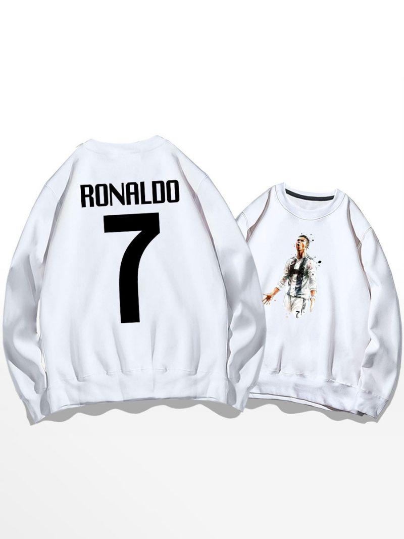 Bluza Treningowa Cristiano Ronaldo Numer 7 Męska - Biały