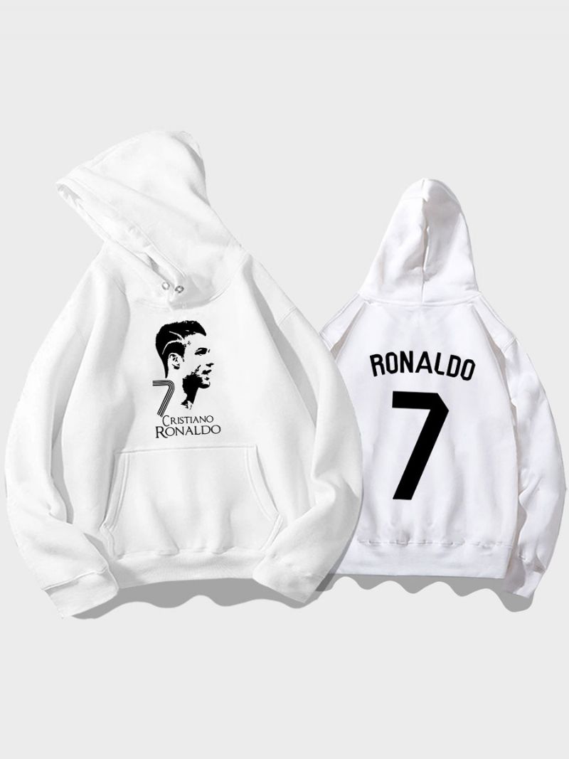 Męska Bluza Treningowa Z Kapturem Cristiano Ronaldo Numer 7