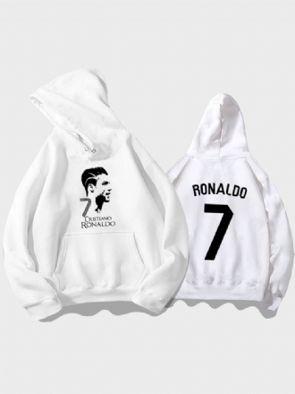 Męska Bluza Treningowa Z Kapturem Cristiano Ronaldo Numer 7