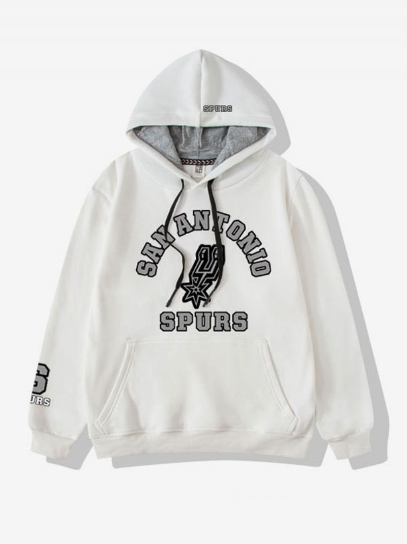 Męska Bluza Z Kapturem San Antonio Spurs Team - Biały